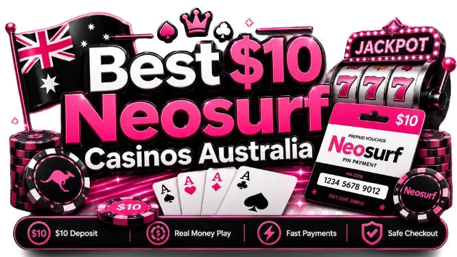 Best $10 Neosurf Casinos Australia